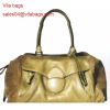 PU leather fashion women handbag 2012