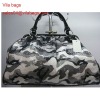 PU leather fashion women handbag 2012