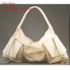 PU leather fashion women handbag 2012