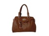 PU leather khaki fashion lady handbag small order