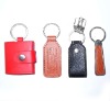 PU leather promotional mini key chain