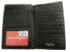 PU leather wallet for business men