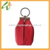 PU mini coin bag with keychain