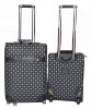 PU mosaic wheeled trolley luggage