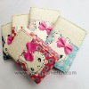 PU rabbit wallet with bow