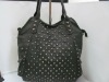 PU rivet shoulder bag