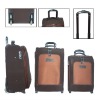 PU travel luugage trolley set