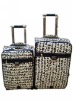 PU trolley luggage with whole letters