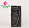 PU wallet with chain