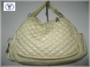 PU white ladies handbag