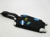 PVC Black Luggage Shape Travel Bag Tag