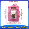 PVC Waterproof Bag For Camera Pink 16.5*11.5cm