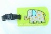 PVC animal luggage tag;Cute animal luggage tags