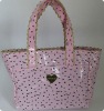 PVC bag with lace