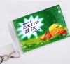 PVC card holder with key ring