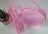 PVC cosmetic bag with handle