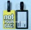 PVC designer luggage tag;Luggage belt with name tag