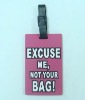 PVC flexible luggage bag tag