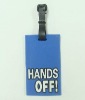 PVC golf bag tag;Soft PVC baggage tag