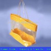 PVC handbag with orange packaging bag