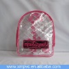 PVC kids' vinyl plastic backpack also for travelling XYL-D-S073