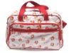 PVC laminated cotton diaper bag