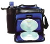 PVC leather CD bags with side pocket