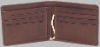 PVC leather clip wallet