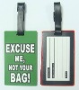 PVC luggage name tag;Make your own luggage tag