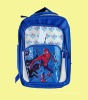 PVC material school backpack with lovely cartoon