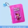 PVC name card purse with a hole for holding D-CC070