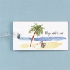 PVC plastic luggage hang tag