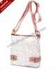 PVC shoulder handbag