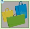 PVC stand up brand shopping bag