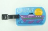 PVC travel bag tag;Fashion bag tag