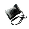 PVC waterproof black camera case with lens