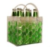 PVC  waterproof ice bag for champagne  wine bottles 6 bottle wine bag