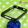 PY - Case For iPhone 4/4s, Hard Plastic Frame With Transparent Cover, 5 Colors Available Including Red White And Black LF-0361
