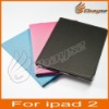 PY-Fashionable Football Lines PU Side Hard Case Cover For iPad 2 LF-0485