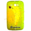 Palatable Fruit Yummy Banana Design Silicone Case Skin Gel Protector For HTC ChaCha