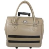 Pale Ocre Trolley Travel Bags For Men