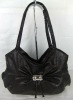 Panama design black color handbags made in China