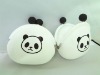 Panda fashion purse key cases of candy color jelly silicone storage package coin package