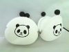 Panda fashion purse key cases of candy color jelly silicone storage package coin package