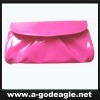 Patent leather cosmetic bag
