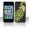 Peacock Crystal Diamond Protector Cover For Iphone 4G