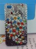 Peacock Design Bling Rhinestone Crystal Hard Cover for iphone 4s
