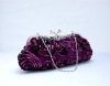 Pearl Embroider Women clutch purse