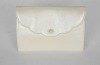 Pearl bright silk clutch