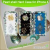 Pearl shell case for the iphone 4